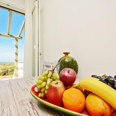 Spacious House With Sea View In Ag. Arsenios, Garden * Glinado Naxos