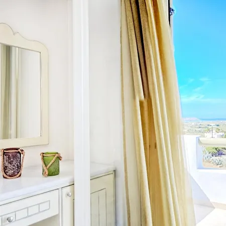 펜션 Spacious House With Sea View In Ag. Arsenios, Garden