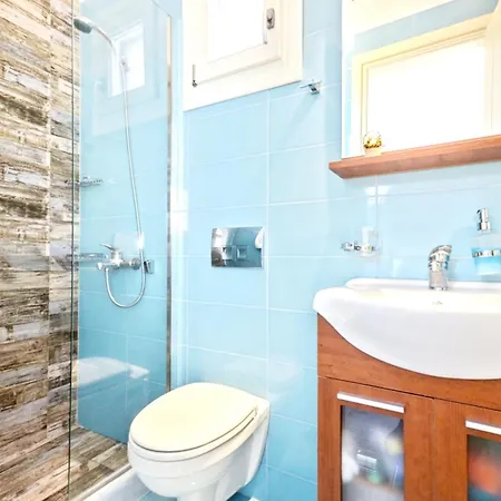 Spacious House With Sea View In Ag. Arsenios, Garden Semesterbostad *