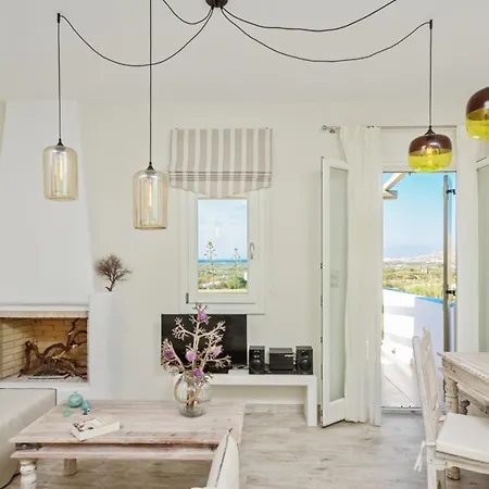 Spacious House With Sea View In Ag. Arsenios, Garden Semesterbostad