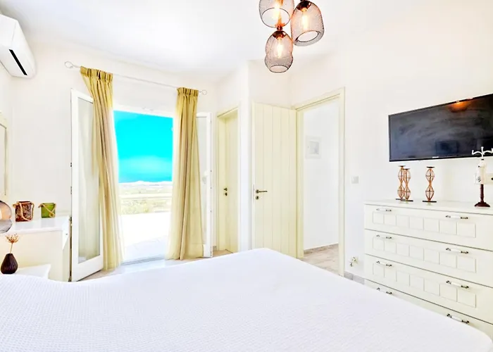 Semesterbostad Spacious House With Sea View In Ag. Arsenios, Garden Glinado Naxos